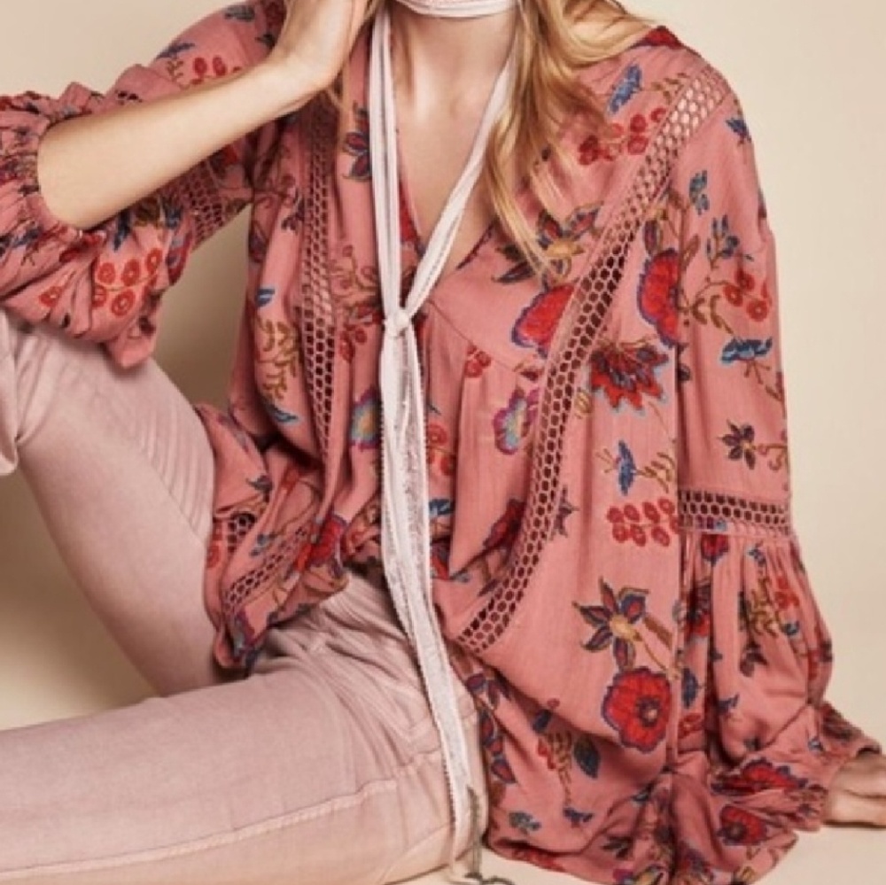 Free People Just the Two of Us Tunic NEW Size S